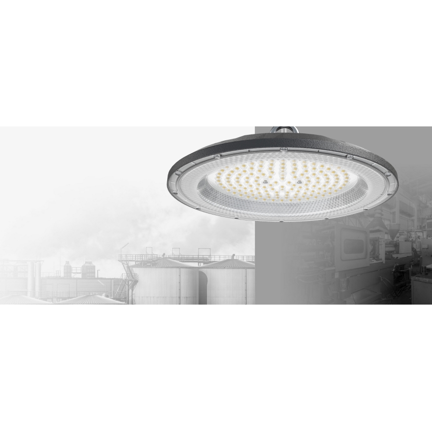 LED Kestävä tekninen valo HIGHBAY LED/200W/230V 4500K IP65 harmaa