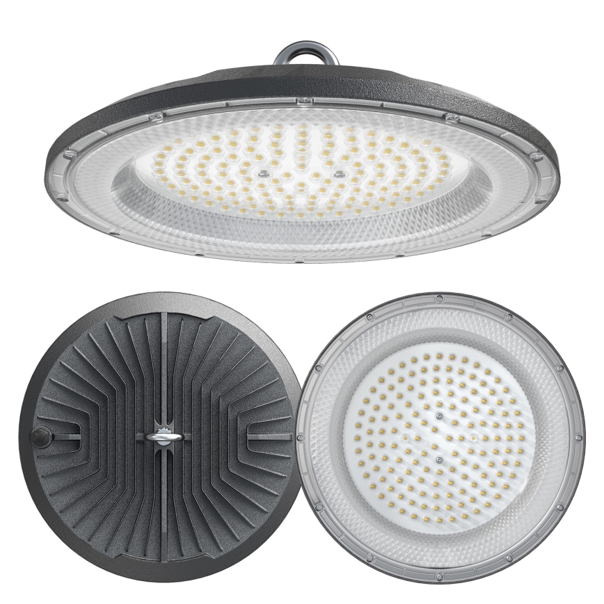 LED Kestävä tekninen valo HIGHBAY LED/200W/230V 4500K IP65 harmaa