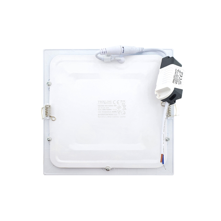 LED Kiinteä kattovalo SQUARE LED/15W/230V 4200K