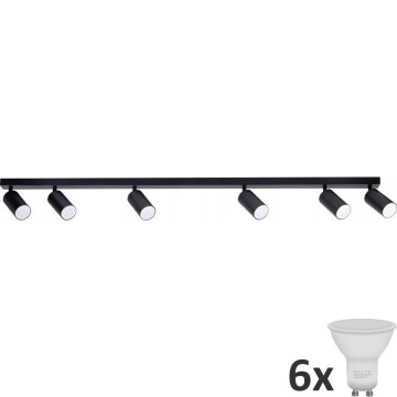 LED-kohdevalaisin ANGIE 6xGU10/6W/230V musta