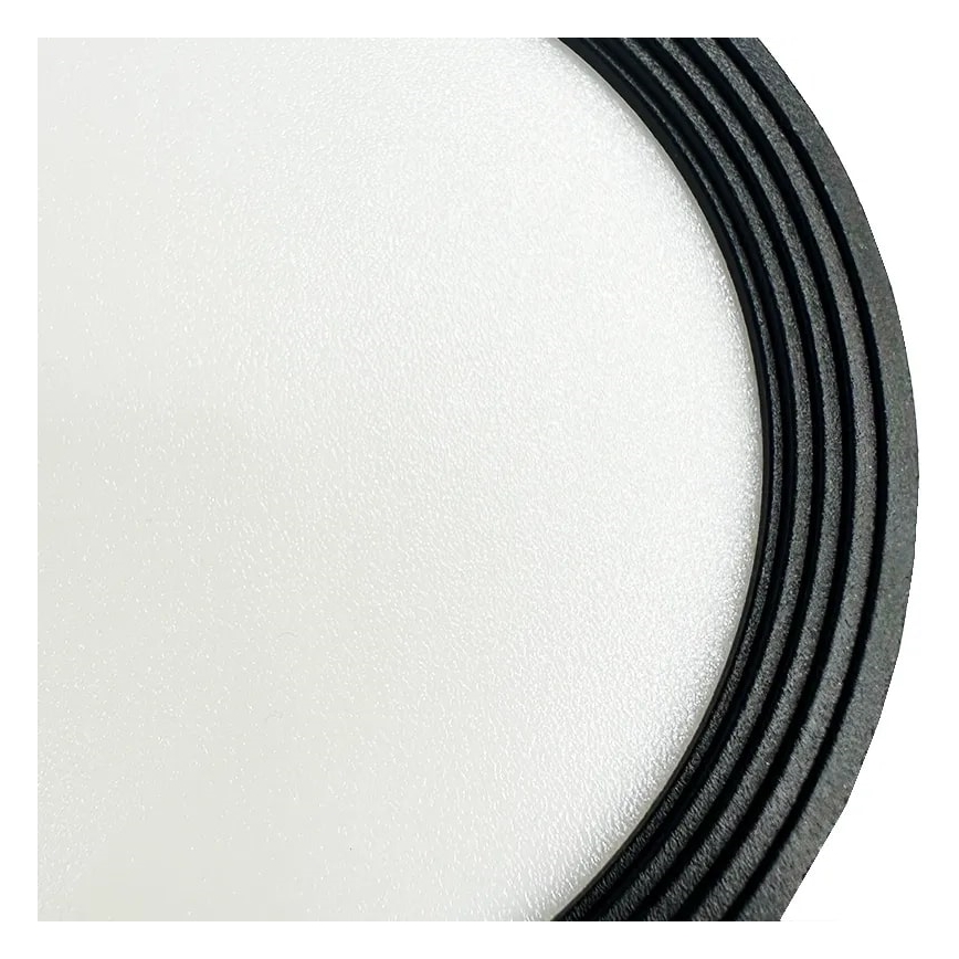 LED-kohdevalaisin LED/12W/230V 4000K halkaisija 10 cm musta