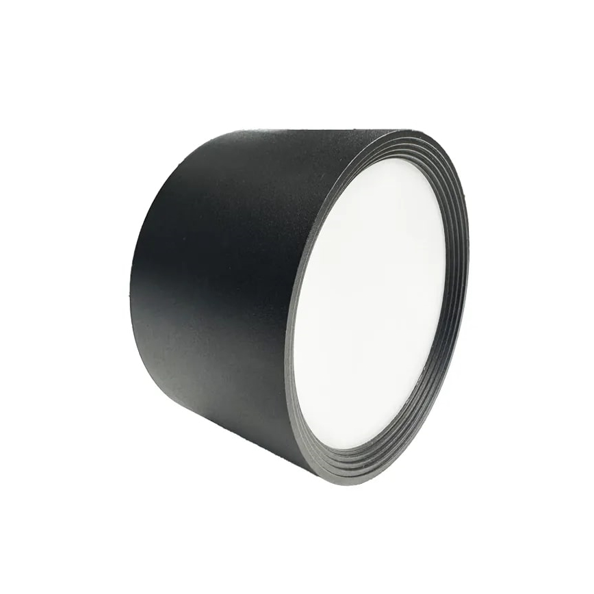 LED-kohdevalaisin LED/14W/230V 4000K halkaisija 12 cm musta