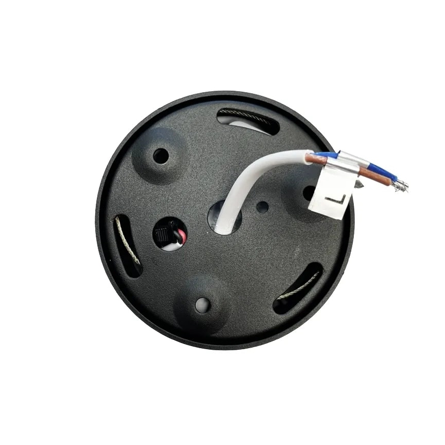 LED-kohdevalaisin LED/16W/230V 4000K halkaisija 10 cm musta