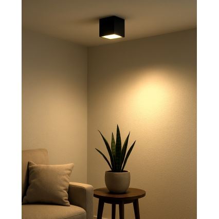 LED-kohdevalaisin LED/5W/230V 3000/4000/6400K 7,5x7,5 cm musta