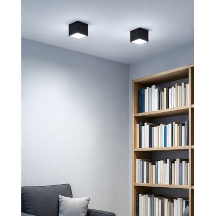 LED-kohdevalaisin LED/5W/230V 3000/4000/6400K 7,5x7,5 cm musta