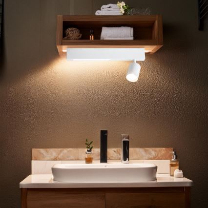 LED-kohdevalaisin MAGNET LED/5W/230V + 1xGU10/60W 3000/4000K valkoinen