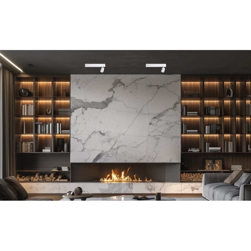 LED-kohdevalaisin MAGNET LED/5W/230V + 1xGU10/60W 3000/4000K valkoinen