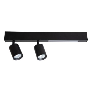 LED-kohdevalaisin MAGNET LED/5W/230V + 2xGU10/60W 3000/4000K musta