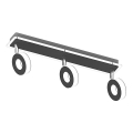 LED-kohdevalaisin SOLE 3xLED/5W/230V