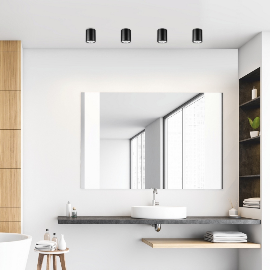 LED-kohdevalaisin TACO 1xE27/15W/230V musta