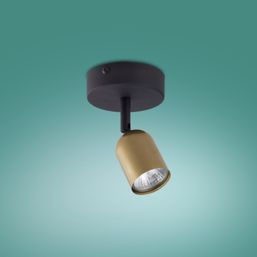 LED-kohdevalaisin TOP 1xGU10/10W/230V kulta/musta