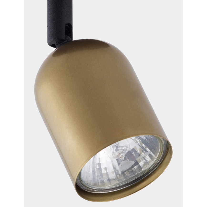 LED-kohdevalaisin TOP 1xGU10/10W/230V kulta/musta