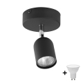 LED-kohdevalaisin TOP 1xGU10/10W/230V musta