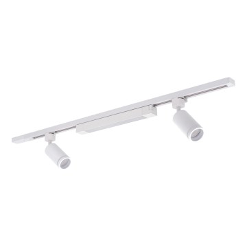 LED-kohdevalaisin TRACER kiskojärjestelmään 2xGU10/10W/230V + LED/20W 1 m valkoinen