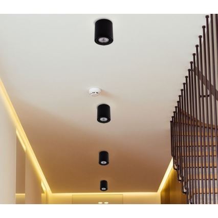 LED-kohdevalaisin TUBA 1xGU10 / 5W / 230V 4000K musta