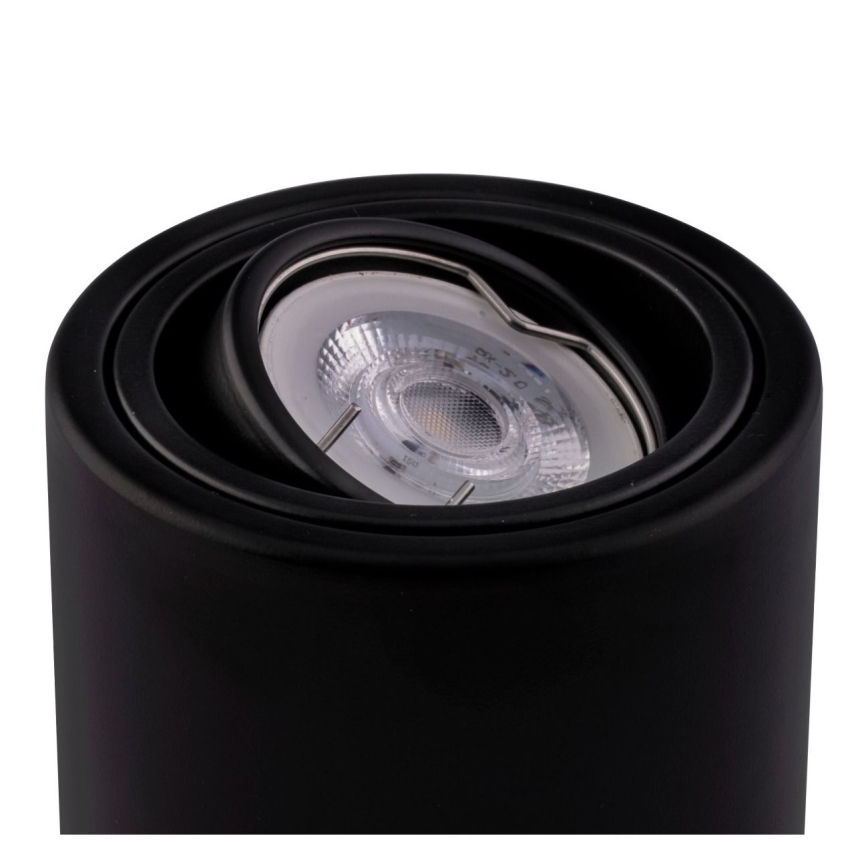 LED-kohdevalaisin TUBA 1xGU10 / 5W / 230V 4000K musta