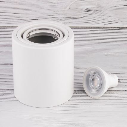 LED-kohdevalaisin TUBA 1xGU10 / 5W / 230V 4000K valkoinen