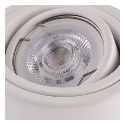 LED-kohdevalaisin TUBA 1xGU10 / 5W / 230V 4000K valkoinen