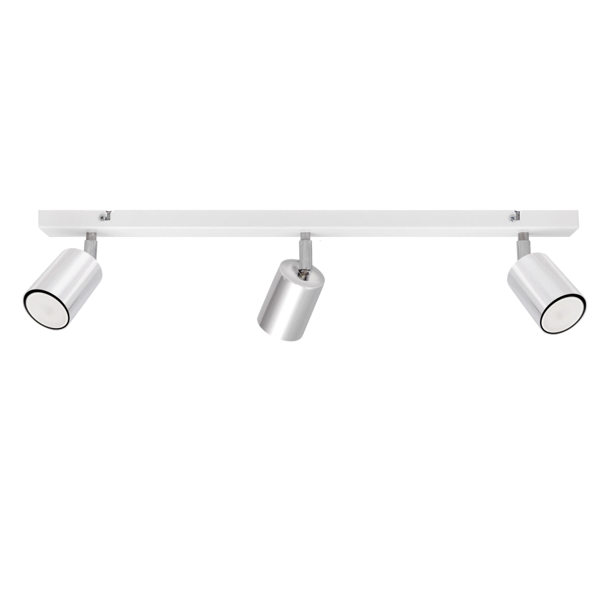 LED-kohdevalaisin TUNE 3xGU10/4,8W/230V mattakromi/valkoinen