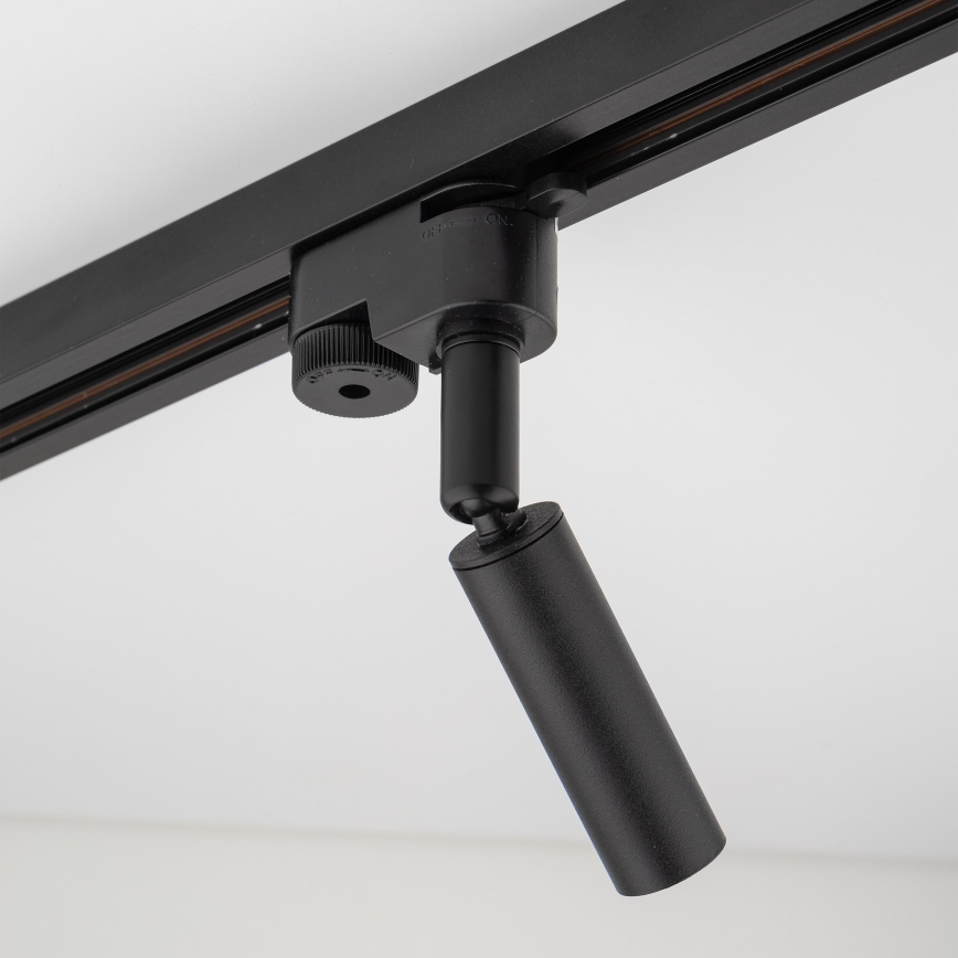 LED-kohdevalaisin 1-vaiheiselle kiskojärjestelmälle LAGOS 1xG9/3W/230V musta