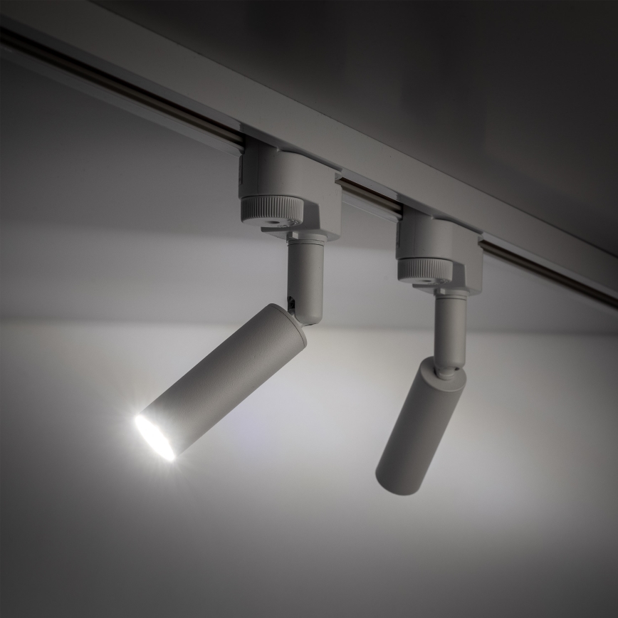 LED-kohdevalaisin 1-vaiheiselle kiskojärjestelmälle LAGOS 1xG9/3W/230V valkoinen