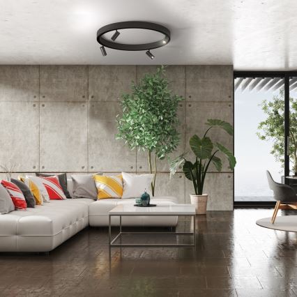 LED-kohdevalo kiskojärjestelmään MAGNETIC TRACK LED/7W/48V 4000K musta