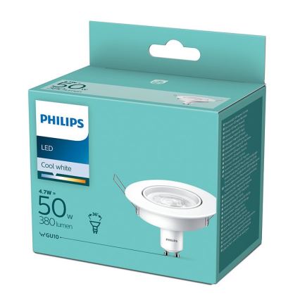 LED-kohdevalo Philips GU10/4,7W/230V 4000K