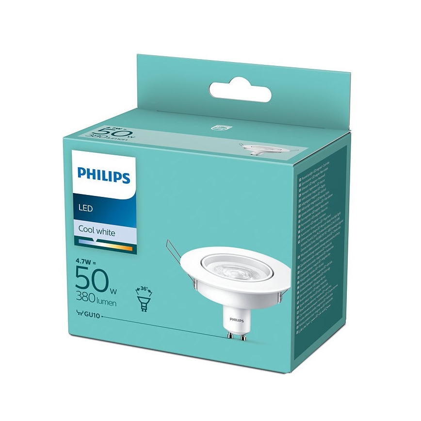 LED-kohdevalo Philips GU10/4,7W/230V 4000K