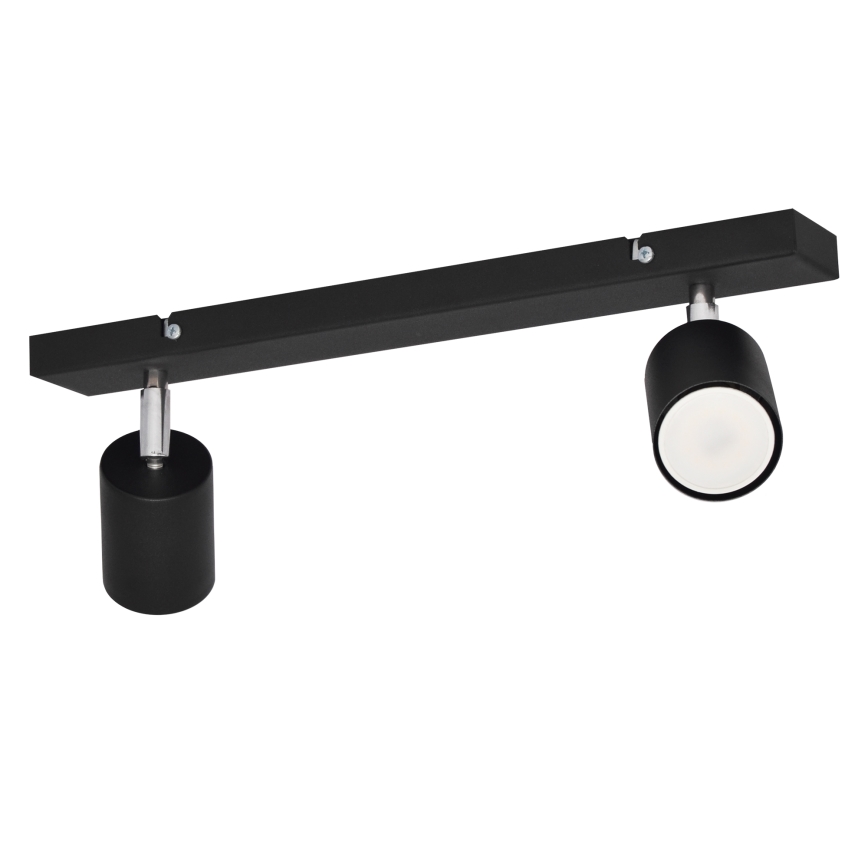 LED-kohdevalo TUNE 2xGU10/4,8W/230V musta