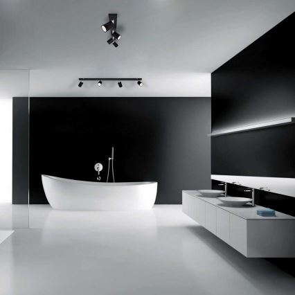 LED-kohdevalo TUNE 4xGU10/4,8W/230V musta