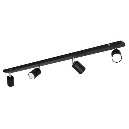 LED-kohdevalo TUNE 4xGU10/4,8W/230V musta