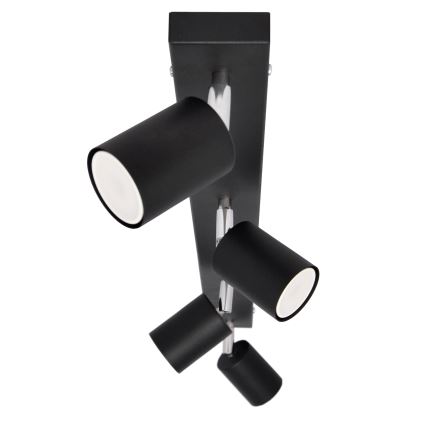LED-kohdevalo TUNE 4xGU10/4,8W/230V musta