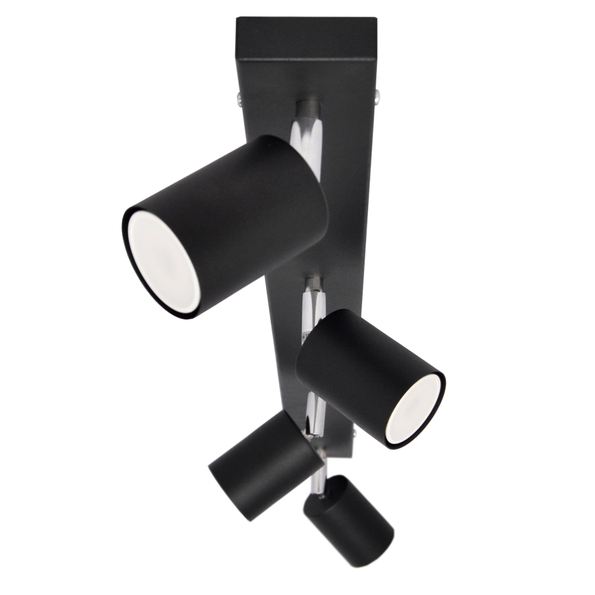 LED-kohdevalo TUNE 4xGU10/4,8W/230V musta