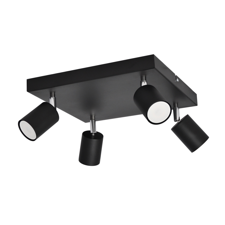 LED-kohdevalo TUNE 4xGU10/4,8W/230V musta