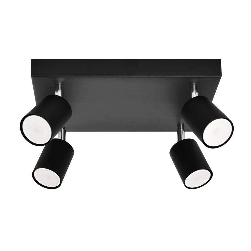 LED-kohdevalo TUNE 4xGU10/4,8W/230V musta