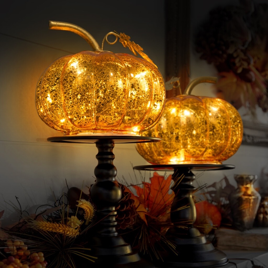 LED-koriste HALLOWEEN LED/2xAA kurpitsa