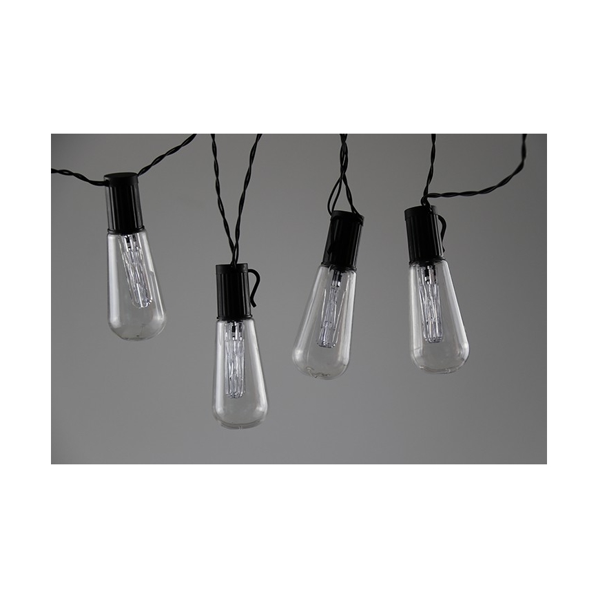 LED-koristeketju EDISON 2,65 m 10xLED/2xAA