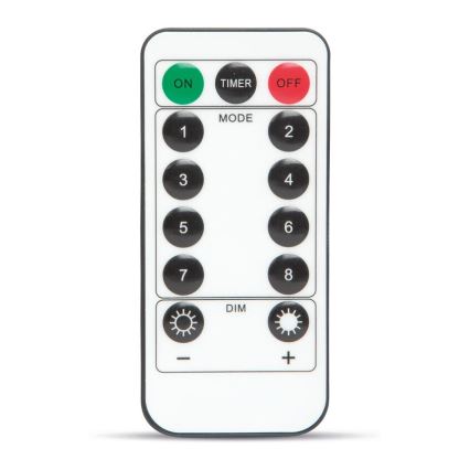 LED Koristeketju HALLOWEEN LED/5V/8 toimintoa hämähäkinverkko + kaukosäädin