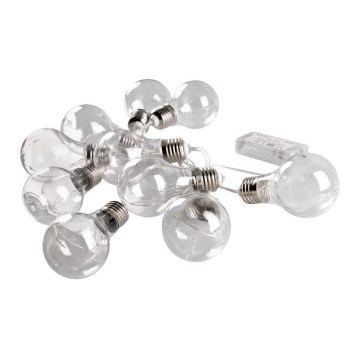 LED-koristeketju SMOLDER 2,1 m 10xLED/2xAA