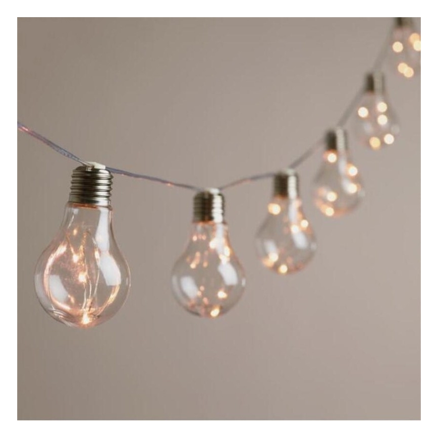 LED-koristeketju SMOLDER 2,1 m 10xLED/2xAA