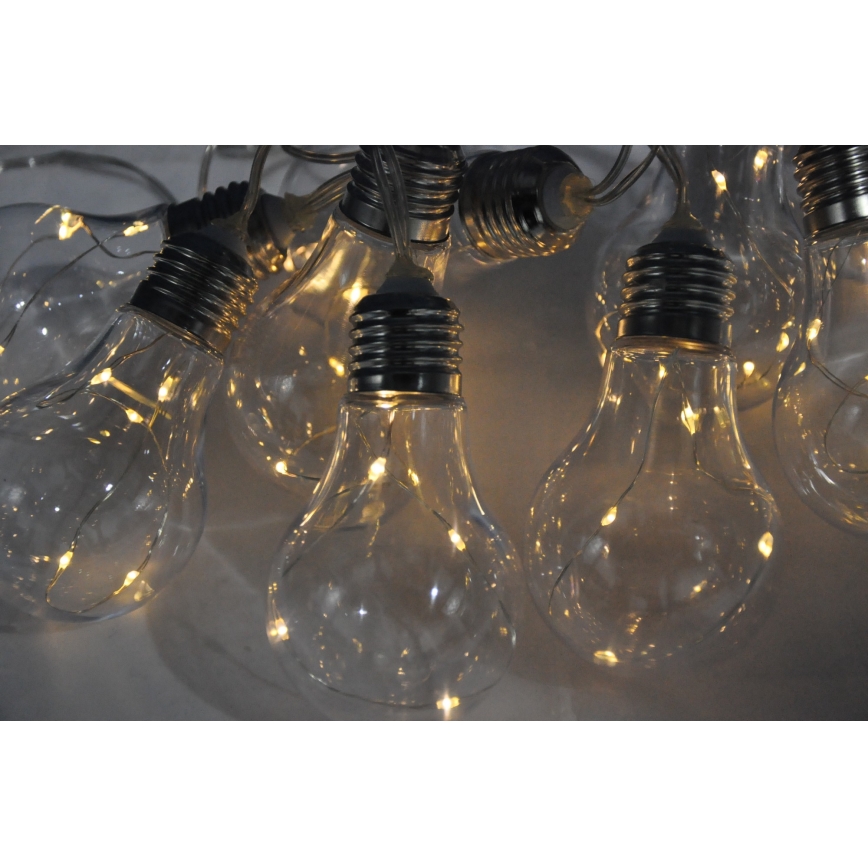 LED-koristeketju SMOLDER 2,1 m 10xLED/2xAA