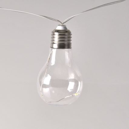 LED-koristeketju SMOLDER 2,1 m 10xLED/2xAA