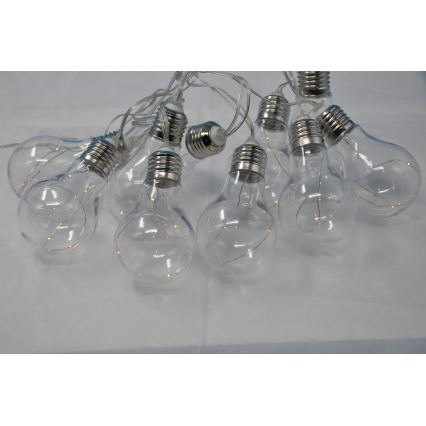 LED-koristeketju SMOLDER 2,1 m 10xLED/2xAA