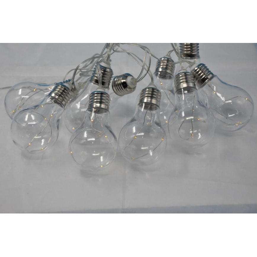 LED-koristeketju SMOLDER 2,1 m 10xLED/2xAA