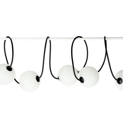 LED koristeketju ulkokäyttöön 10xLED/0,8W/230V IP67 2500K 7,7 m