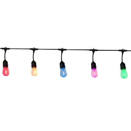 LED koristeketju ulkokäyttöön PARTY NEON 7,6 m 10xE27/0,6W/36V IP44