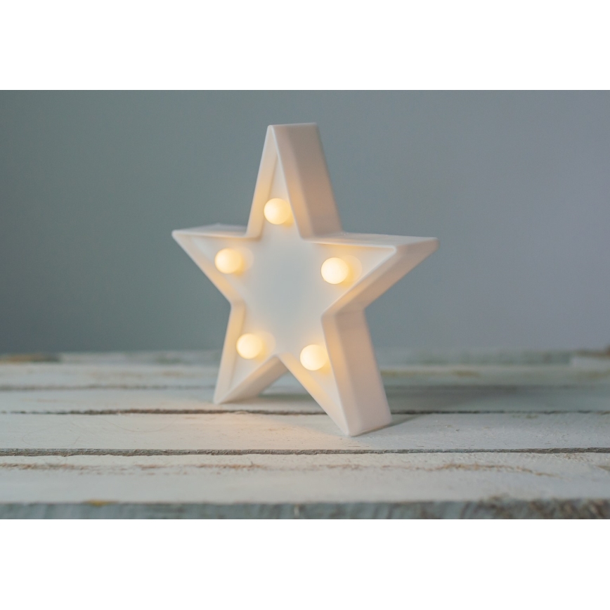 LED-koristevalaistus STAR LED/2xAA