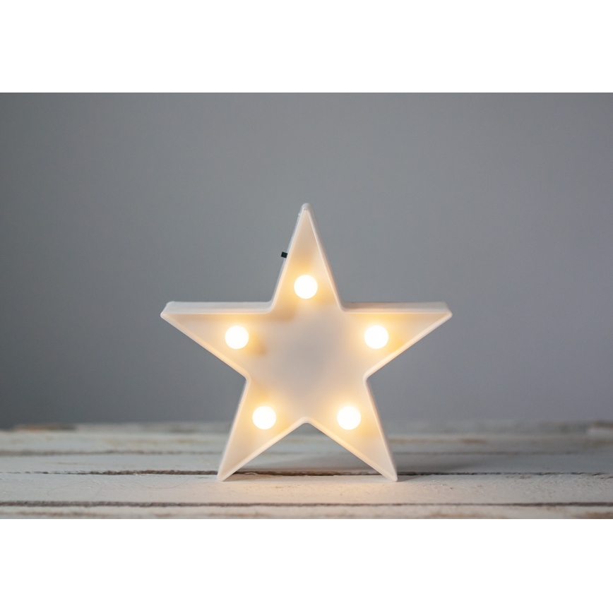 LED-koristevalaistus STAR LED/2xAA