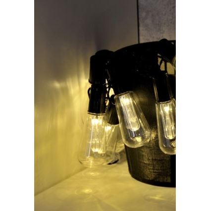 LED-koristevaloketju EDISON 2,65 m 10xLED/2xAA