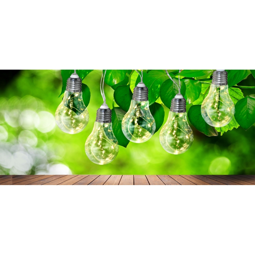 LED-koristevaloketju SMOLDER 2,1 m 10xLED/2xAA